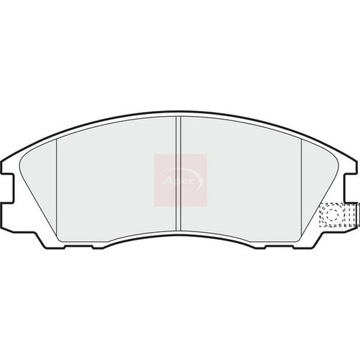 Apec Front Brake Pad Set fits Hyundai Terracan 2003-2006 2.9