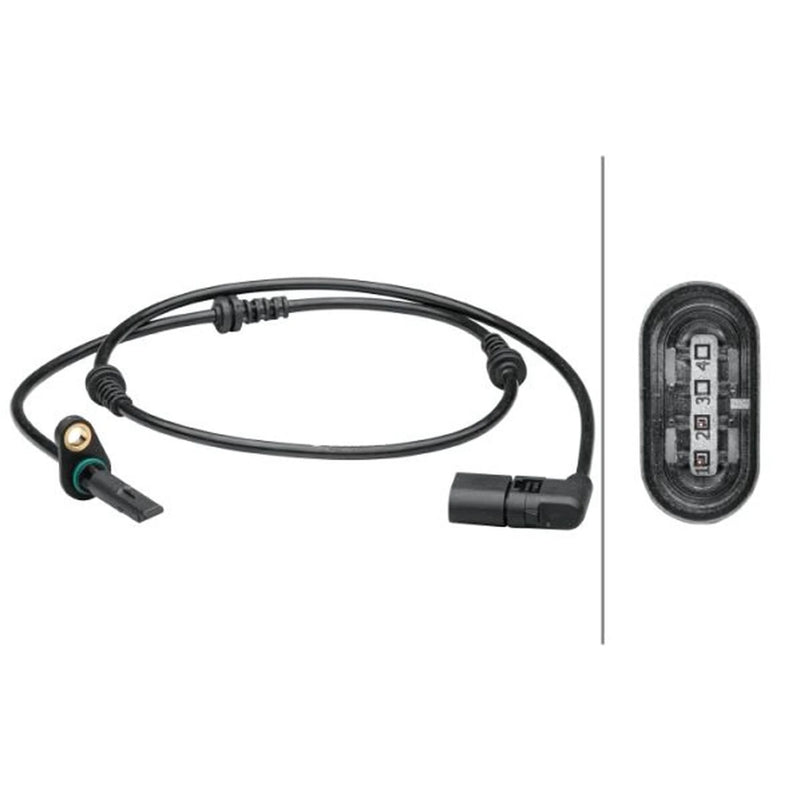 Hella ABS Wheel Speed Sensor Front fits Mercedes-Benz C-Class 2013-2023
