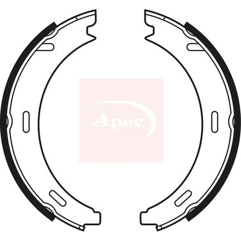 Apec Parking Brake Shoe Set fits Mercedes-Benz E-Class T-Model 1996-2003