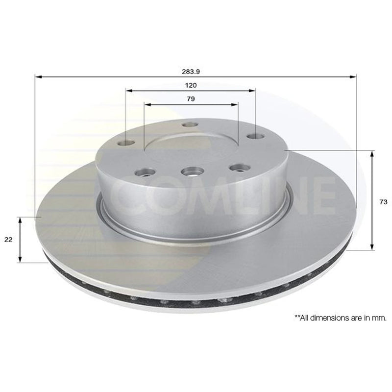 Comline Front & Rear Brake Discs & Pads fits BMW 1 Sports Hatch 2013-2019