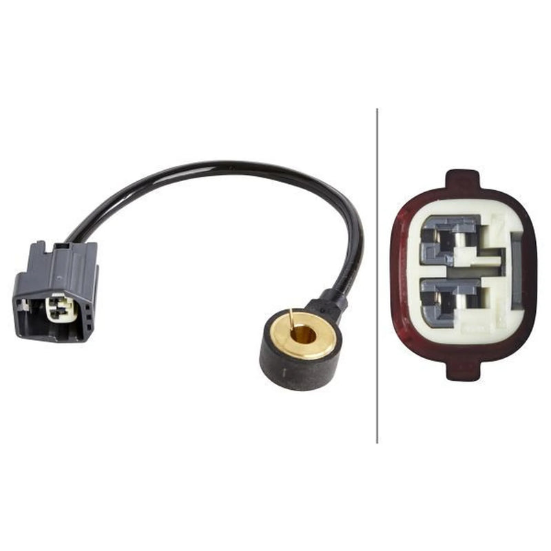 Hella Engine Knock Sensor fits Ford C-Max 2007-2010 1.8 2.0