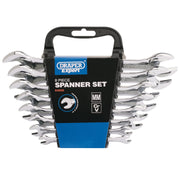 Draper Metric Double Open Ended Spanner Set (8 Piece) 64609 Draper - Dynamic Drive