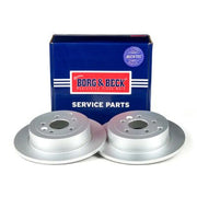Borg & Beck Rear Brake Discs & Pads fits Land Rover Freelander 2 2006-2014 2.2