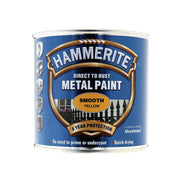 Hammerite Direct To Metal Smooth Paint Yellow 250ml