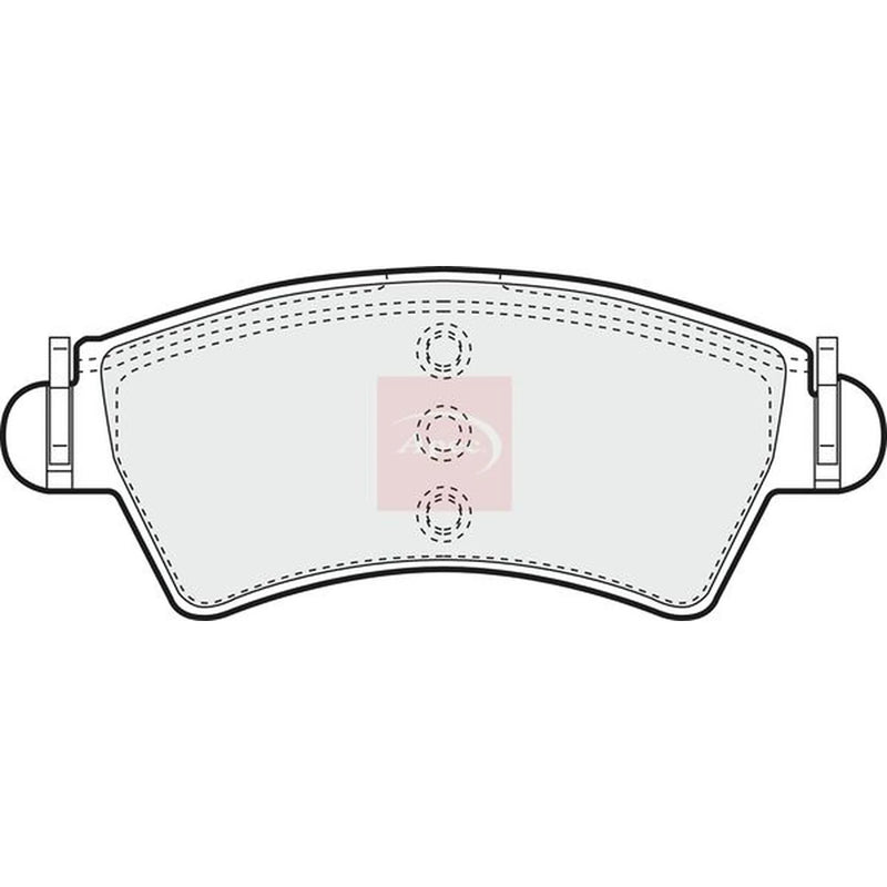 Apec Front Brake Pad Set PAD1231