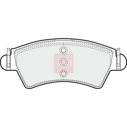 Apec Front Brake Pad Set PAD1231