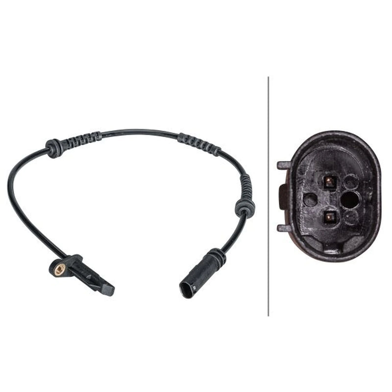 Hella ABS Wheel Speed Sensor Rear fits BMW 2 Active Tourer 2013-2021