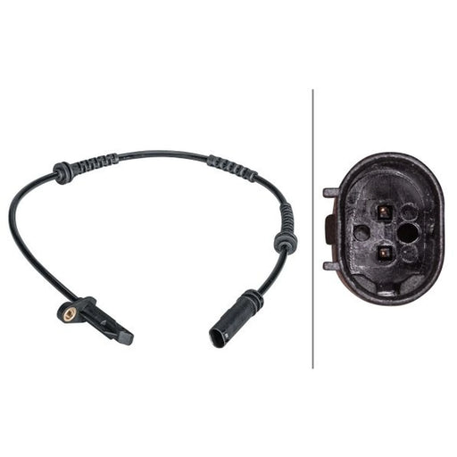 Hella ABS Wheel Speed Sensor Rear fits BMW 2 Active Tourer 2013-2021