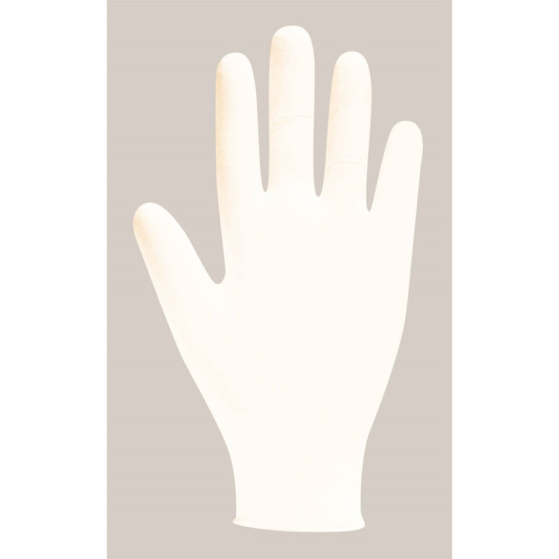 10x Bodyguards Powder Free White Latex Disposable Gloves Small Box of 100 Bodyguard - Dynamic Drive