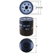 Mahle Engine Oil Filter OC 501
