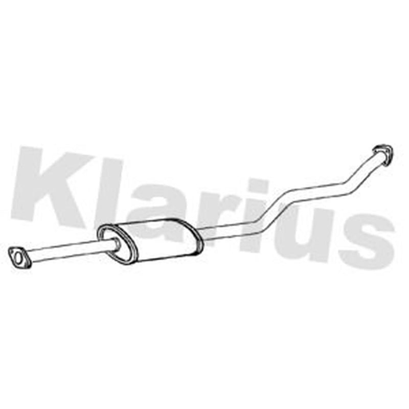 Klarius Box With Centre Pipe Centre fits Mitsubishi Lancer VII 2003-2013 1.3 1.6