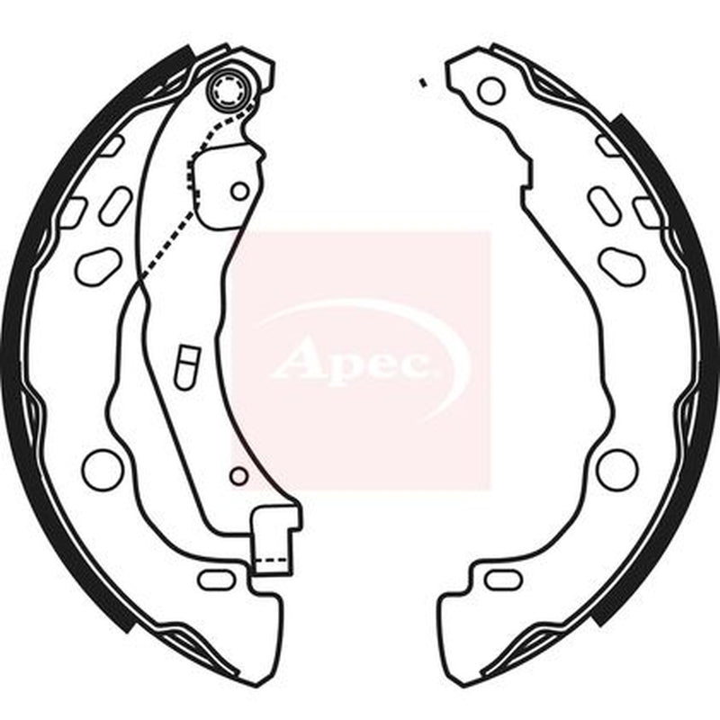 Apec Brake Shoe Set Axle Kit fits Citroën Ami 2020 on