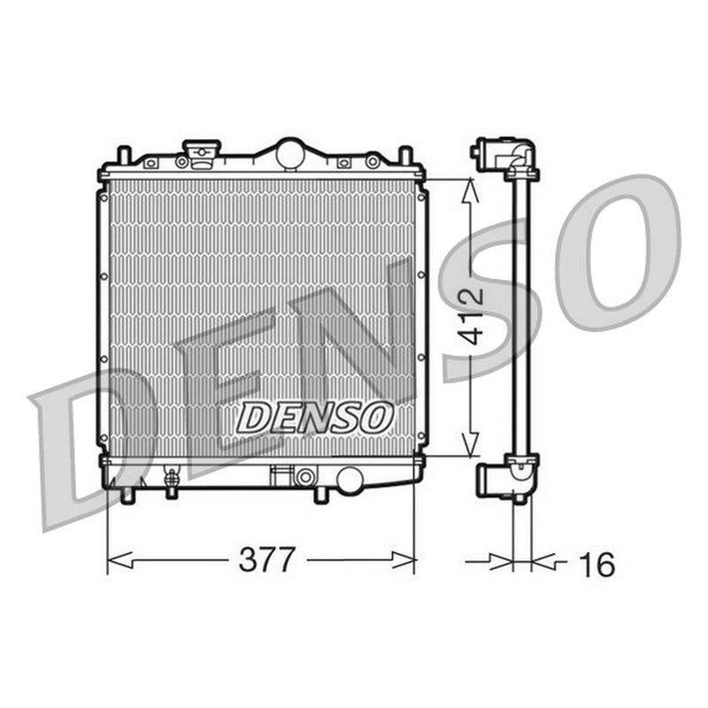 Denso Engine Radiator fits Mitsubishi Colt 1992-1996 1.3