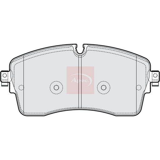 Apec Front Brake Pad Set fits Jaguar E-Pace 2017-2018 2.0