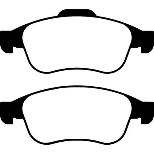 Abtex Front Brake Pad Set fits Fiat 500X 2014 on 1.3 1.4 1.6