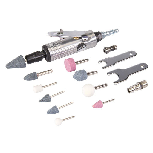 Silverline Air Die Grinder Kit 15pce 160mm Silverline - Dynamic Drive