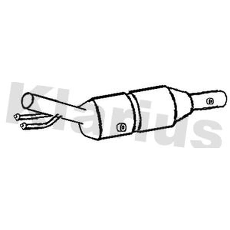 Klarius Diesel Particulate Filter W/Cat T/A fits Citroën Mpv 2010-2021 1.6