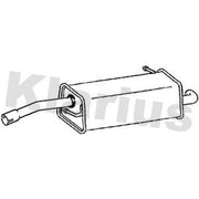 Klarius Box With Tail Pipe Rear fits Ford Fiesta V 2001-2010 1.4 1.6