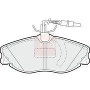 Apec Front Brake Vented Discs & Pads fits Peugeot 607 2000-2006 2.0 2.2