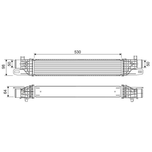 Valeo Intercooler (Charge Air Cooler) 818541