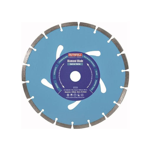 Faithfull Contract Diamond Blade 230 x 22.2mm Faithfull - Dynamic Drive
