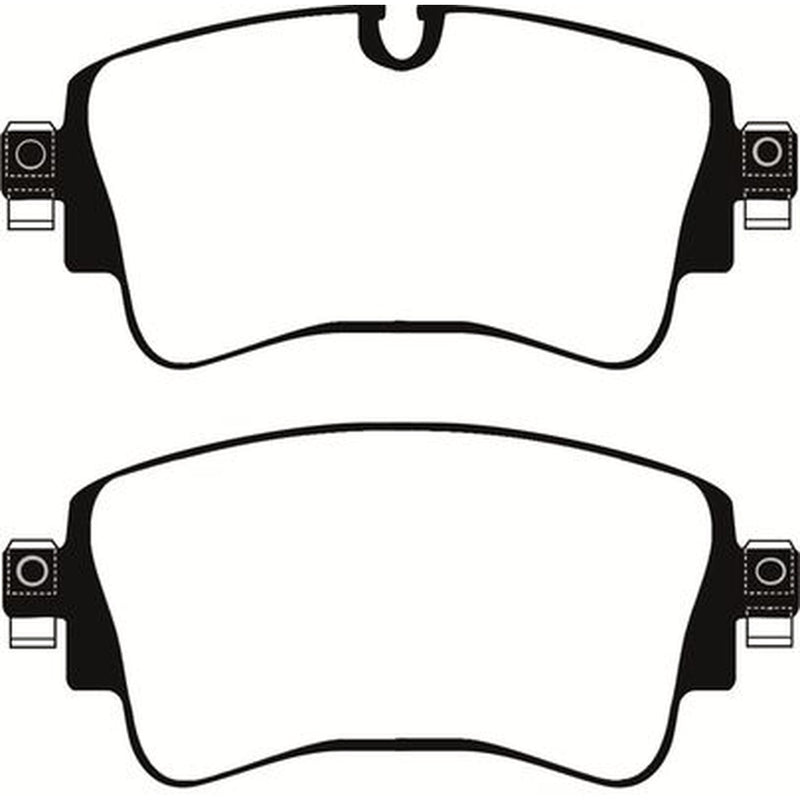 Abtex Rear Brake Pad Set fits Audi A4 Allroad B9 2016-2020 2.0 3.0