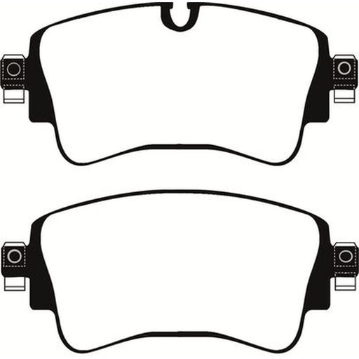 Abtex Rear Brake Pad Set fits Audi A4 Allroad B9 2016-2020 2.0 3.0