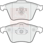 Apec Black Front Brake Pad Set fits Opel Signum 2005-2008 2.8