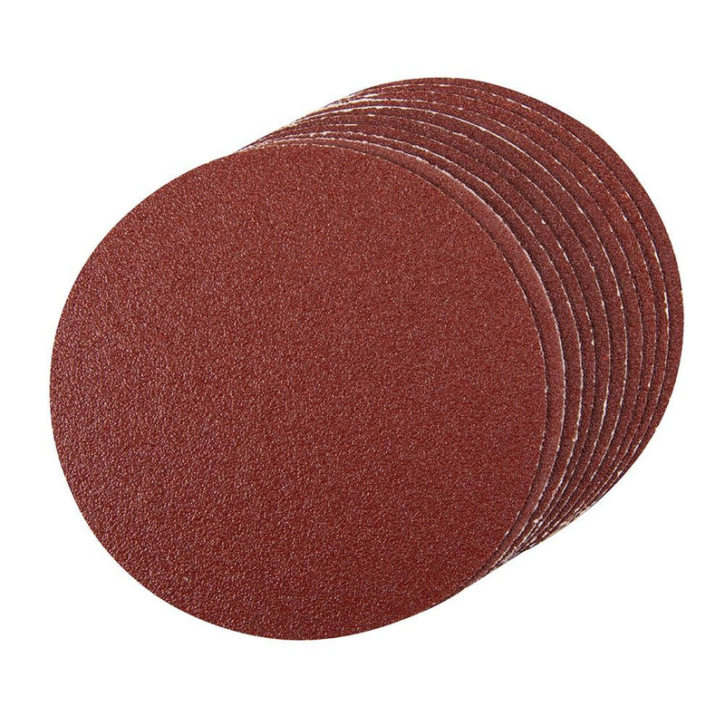 Silverline Self-Adhesive Sanding Discs 150mm 10pk 60 Grit 918544 Silverline  - Dynamic Drive