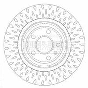 Borg & Beck Front & Rear Brake Discs & Pads fits Audi A6 C6 2004-2011
