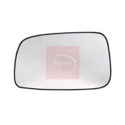 Apec Exterior Wing Mirror Glass Left fits Toyota Avensis 2003-2008