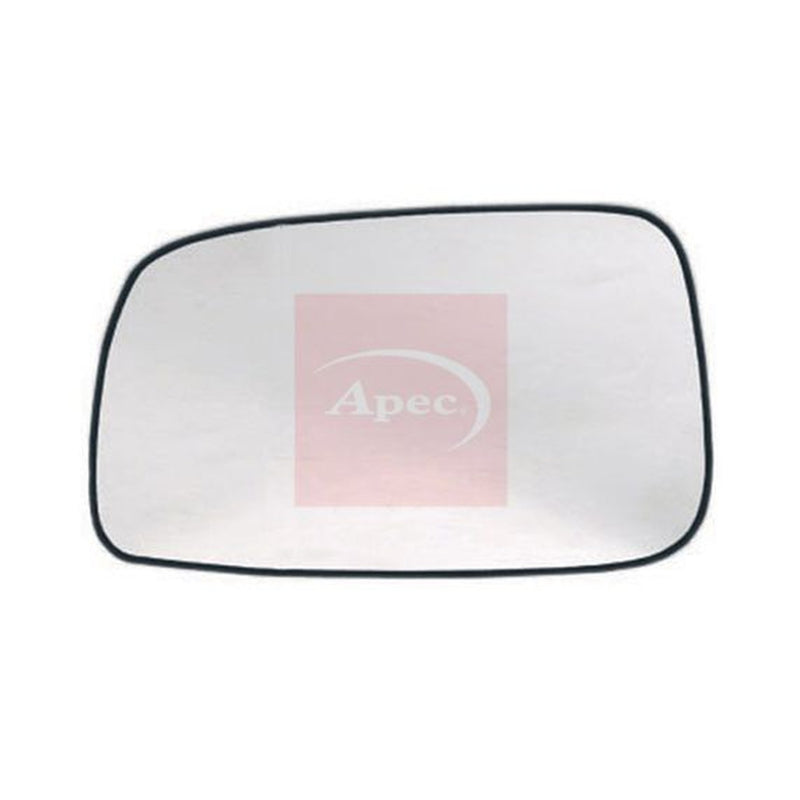 Apec Exterior Wing Mirror Glass Left fits Toyota Avensis 2003-2008