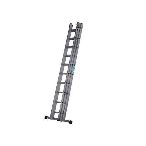 Zarges Everest Square-Rung Extension Ladder 3-Part 3 x 10 - 4031026