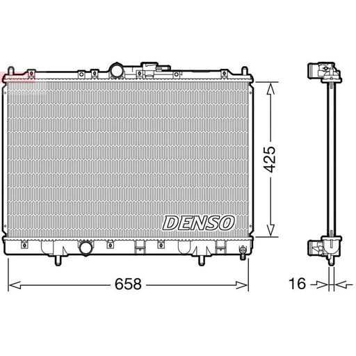 Denso Engine Radiator DRM45051