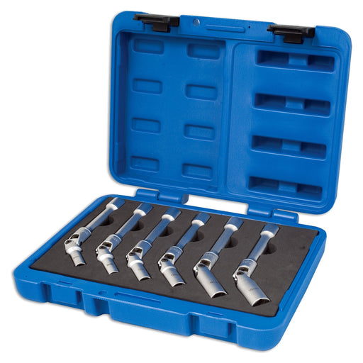 Laser Glow Plug Socket Set - Extra Long 3/8"D 6pc 4324 Laser - Dynamic Drive
