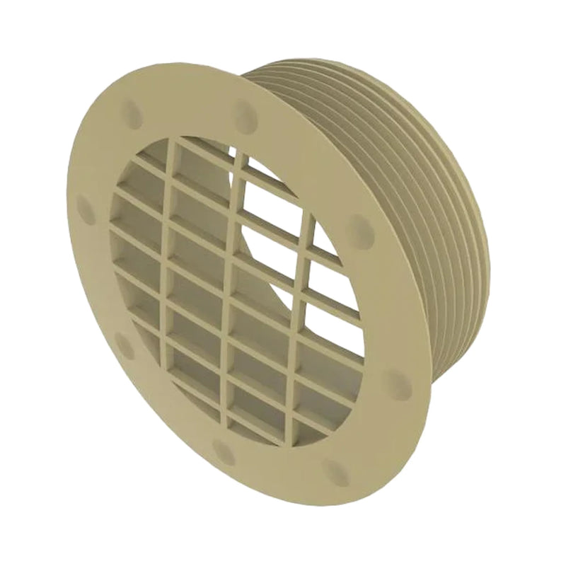 Whale Air Duct Fixed Vent 65mm Beige DX6516B