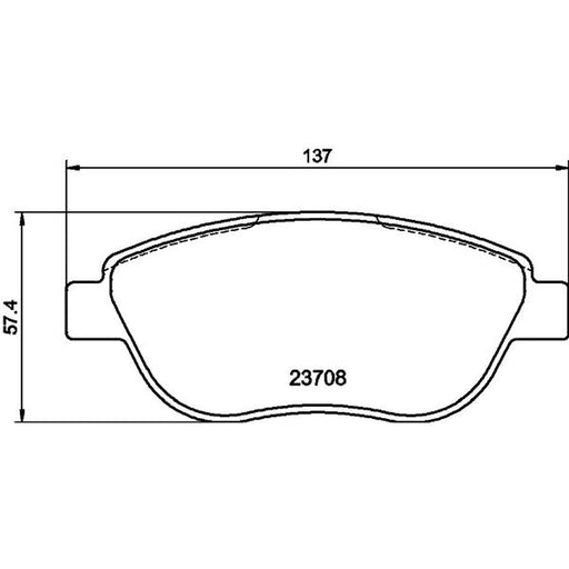 DON Front Brake Externally Vented Discs & Pads fits Citroën Xsara 1998-2005 2.0