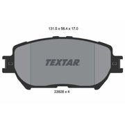 Textar Front Brake Pad Set 2392801