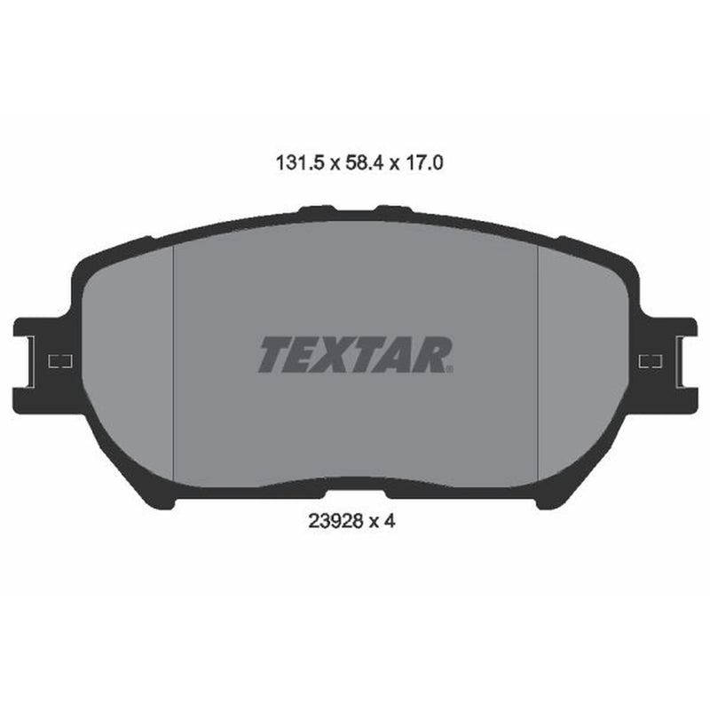 Textar Front Brake Pad Set 2392801