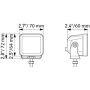 Hella Led Cube Kit 2.7 Flood 1FA 358 176-801 1FA 358 176-801