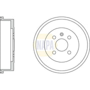 NAPA Brake Drum Assembly Rear fits Opel Astra F 1994-1998 1.6