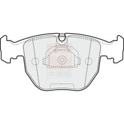 Apec Black Front Brake Pad Set fits BMW 5 1996-2004