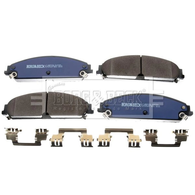 Borg & Beck Front Brake Vented Discs & Pads fits Chrysler 300C 2004-2023