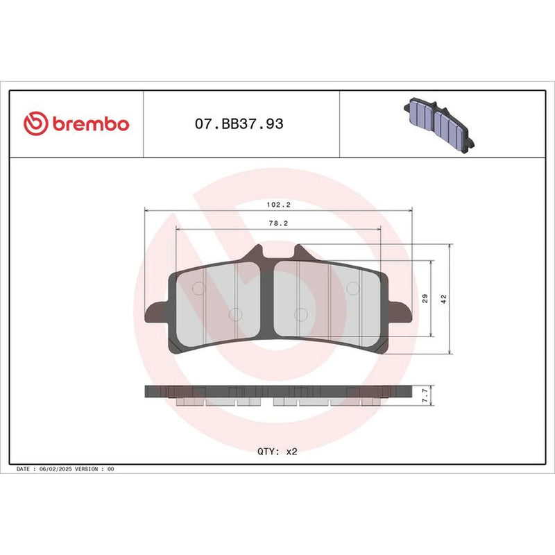 Brembo Front Floating Brake Disc & Rear Floating Brake Disc Brak fits Ducati 848