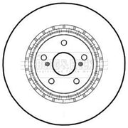 Borg & Beck Front & Rear Brake Discs & Pads fits Toyota Rav 4 IV 2015-2018 2.5