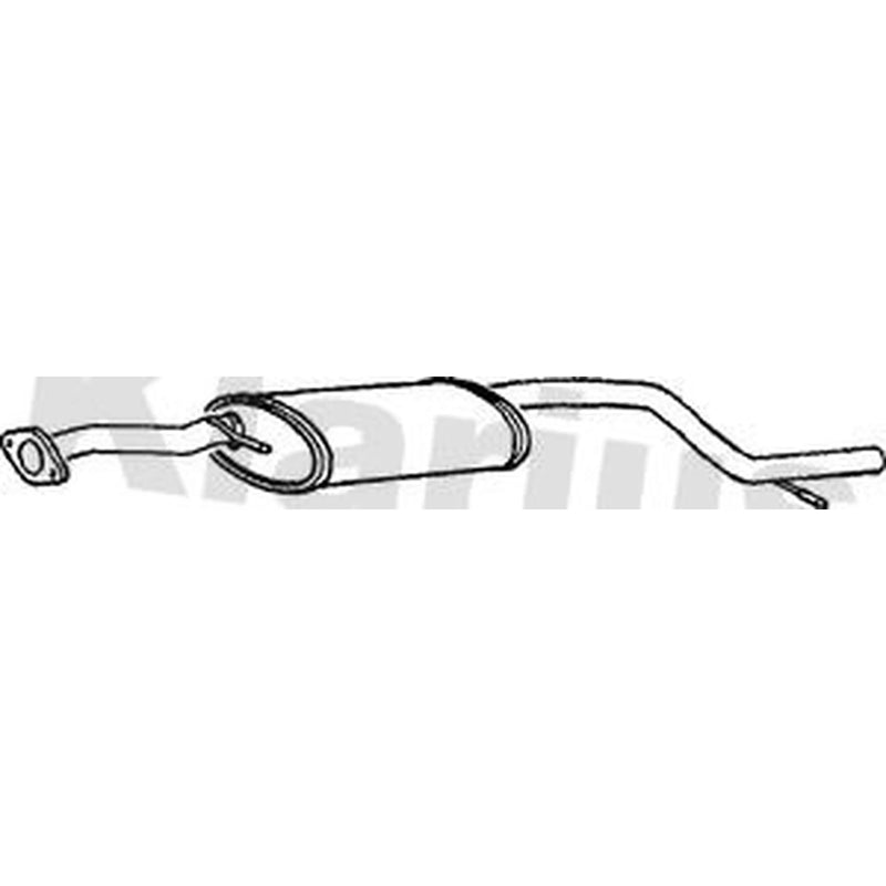 Klarius Box With Centre Pipe Centre fits Ford Mondeo 1996-2000 2.0