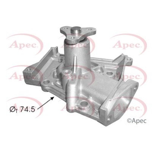Apec Engine Cooling Water Pump fits Kia Rio I 2000-2005 1.3