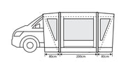 Outdoor Revolution Cayman Combo Air Mid Driveaway Awning (210-255cm) Outdoor Revolution - Dynamic Drive