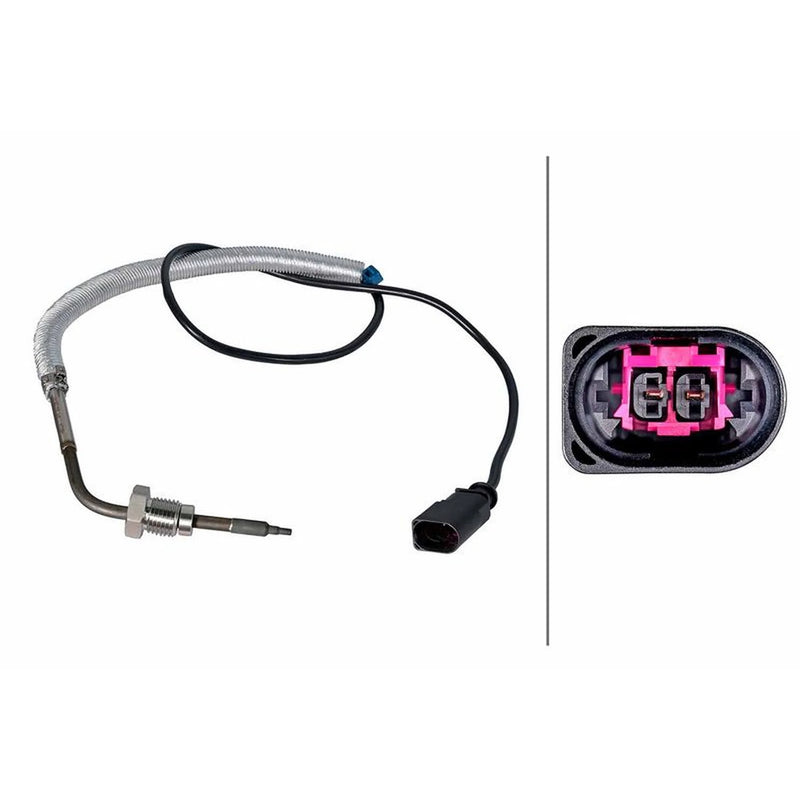 Hella Exhaust Gas Temperature Sensor before exhaust turb fits Audi A4 Allroad B9