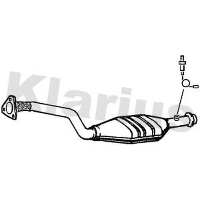 Klarius Catalyst Type Approved With Pipe Front fits Renault Espace 1996-2002 2.0